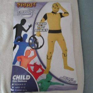 Crash Test Dummy Super Skins Halloween Costume Kids